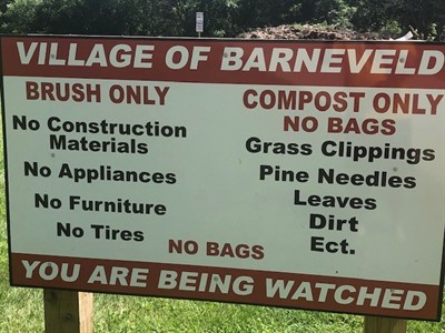 Compost Only Sign