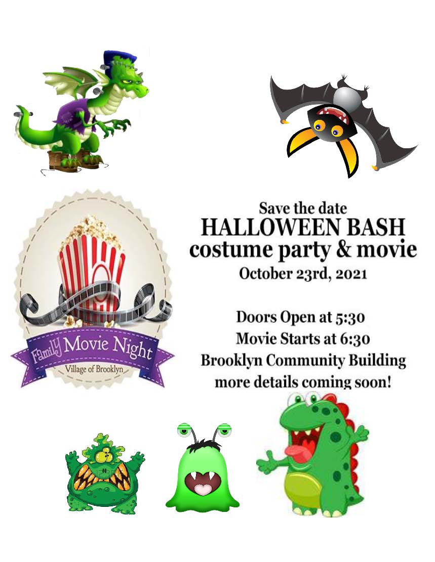 Halloween Bash Costume Party & Movie Village of Brooklyn