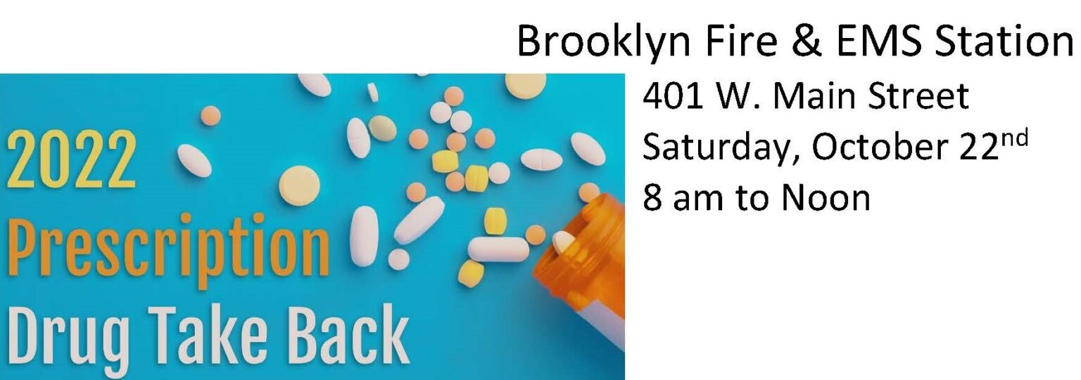 Brooklyn Fire & EMS Drug Take Back Day Oct. 22 from 8 am to Noon