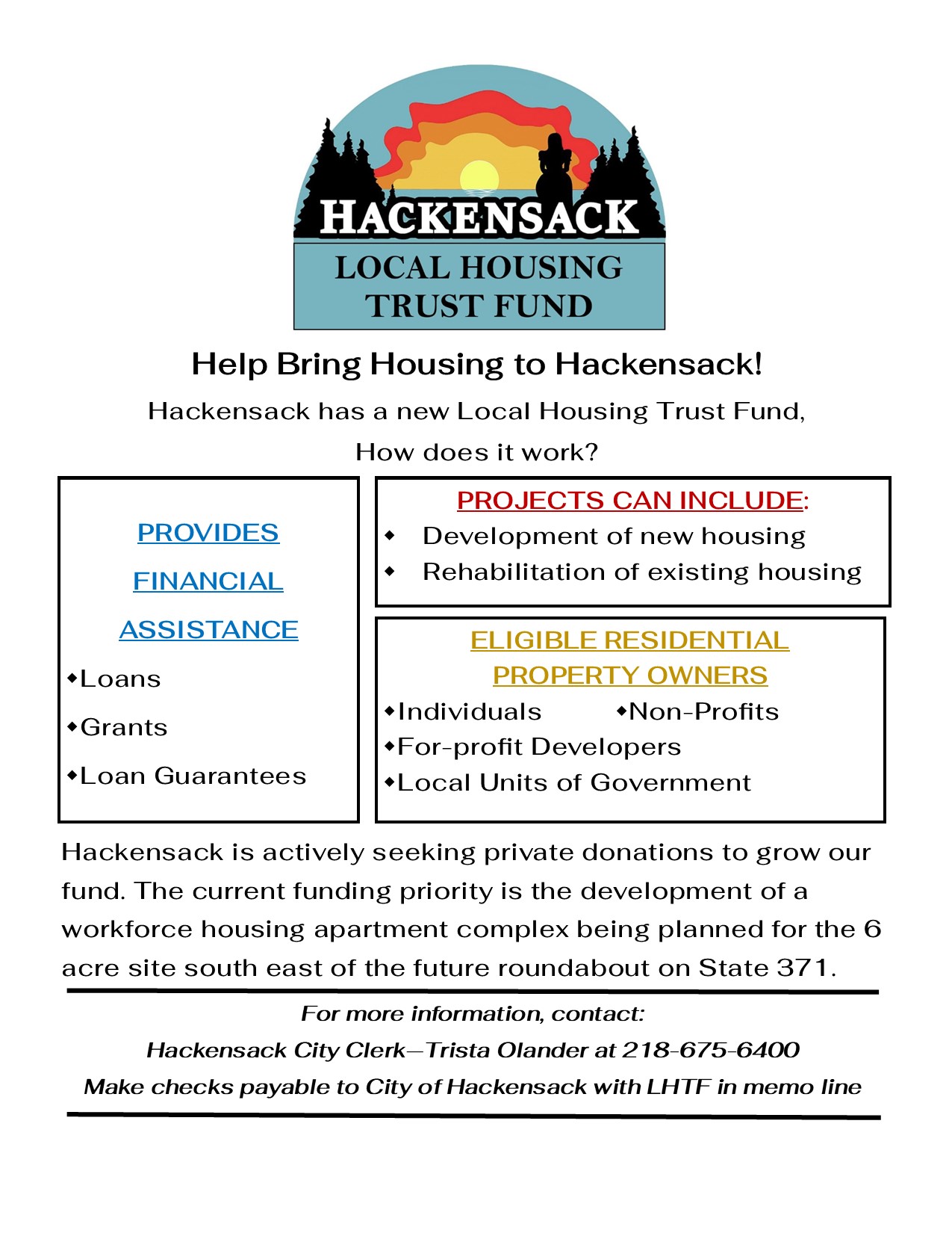 Hackensack Housing Trust Fund City of Hackensack