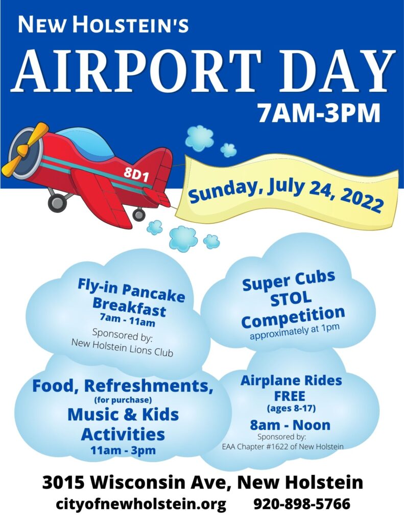 Events for September 2024 City of New Holstein, Wisconsin