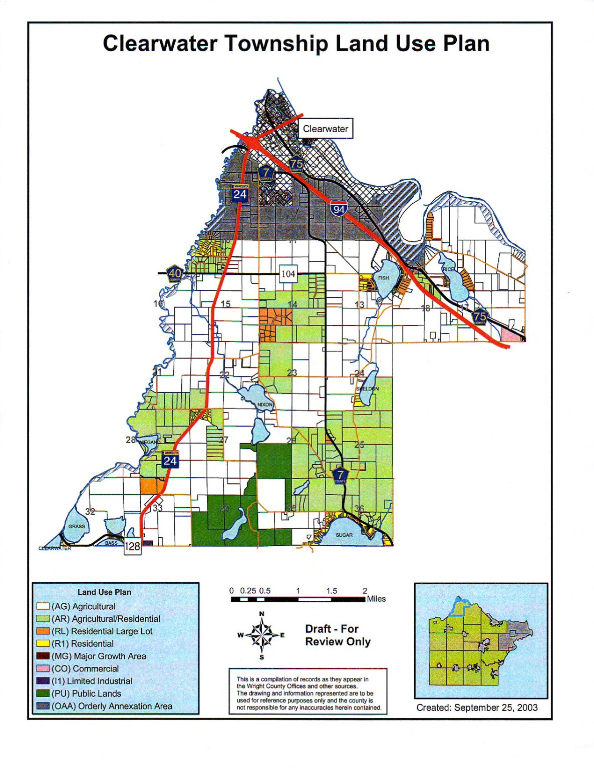 Maps Clearwater Township