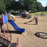 The Thorpe playground is huge, providing hours of fun.