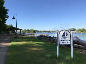 Morning tranquility at Deephaven Beach.