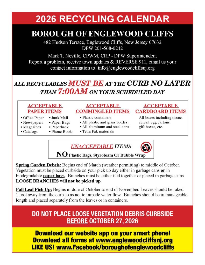 Englewood Cliffs Recycle Calendar 2026 Online Version_Page_1