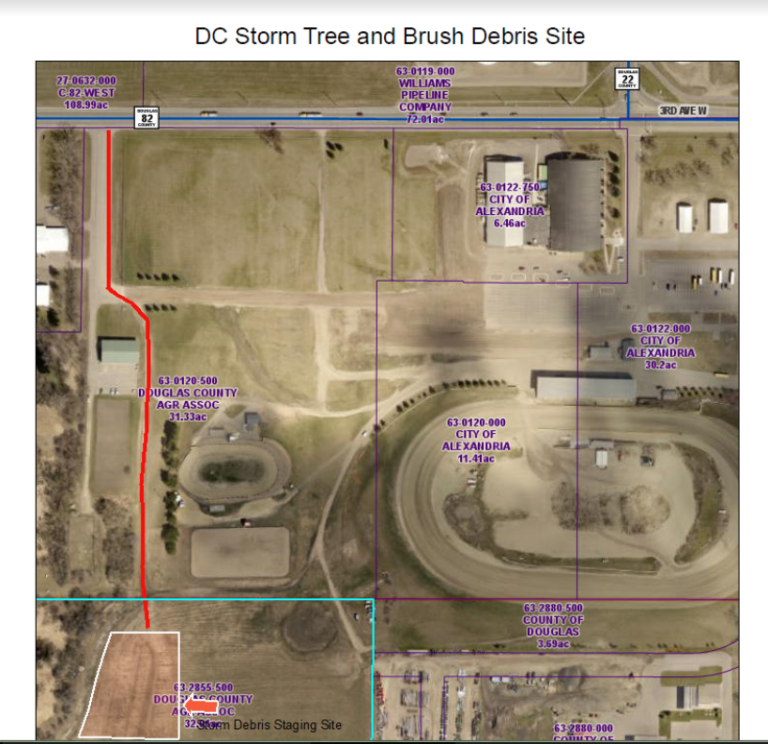 Brush Dump Site Map Location City of Forada