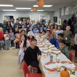 Glen Cove Youth Bureau celebrates Thanksgiving with kids, Mayor, Deputy Mayor, GCYB staff and board members and a turkey dinner with a ll the fixings.
