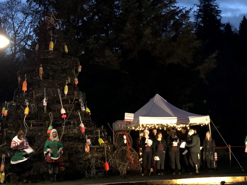 prelight crab pot tree City of Ilwaco, Pacific County, WA