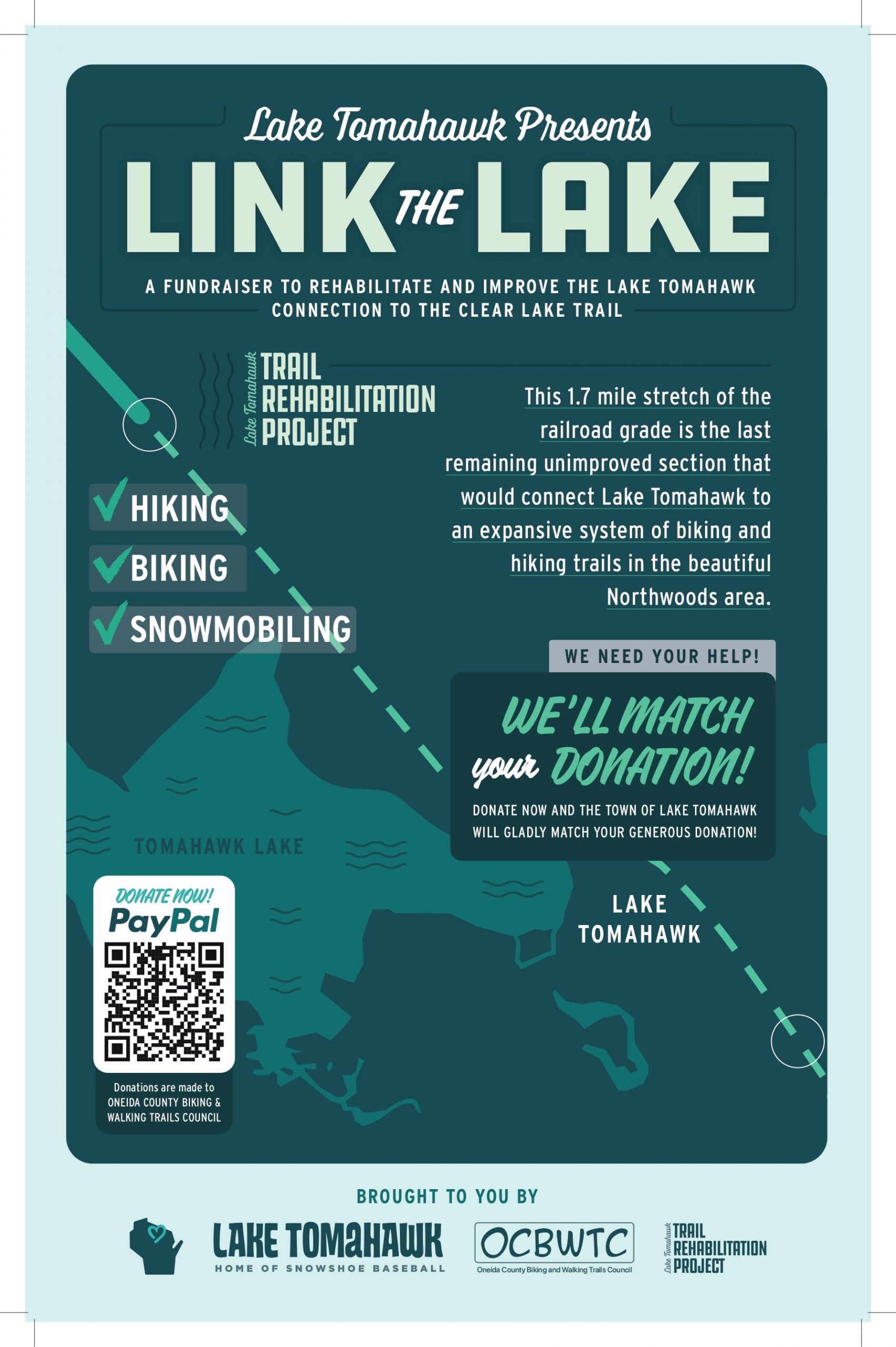 Lake Tomahawk Trail Rehabilitation Project Town of Lake Tomahawk