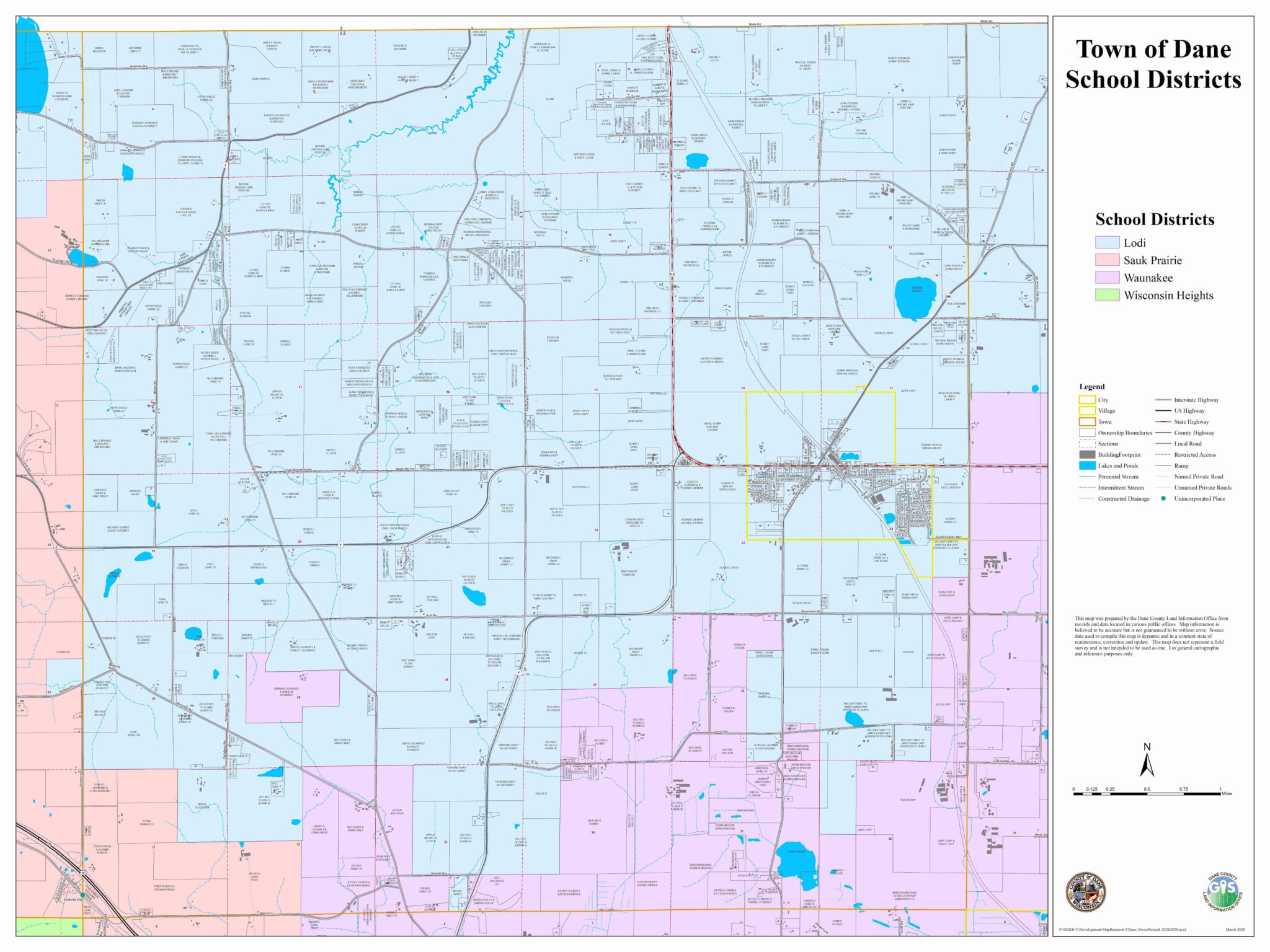 Current Town Maps Town of Dane, Dane County, Wisconsin