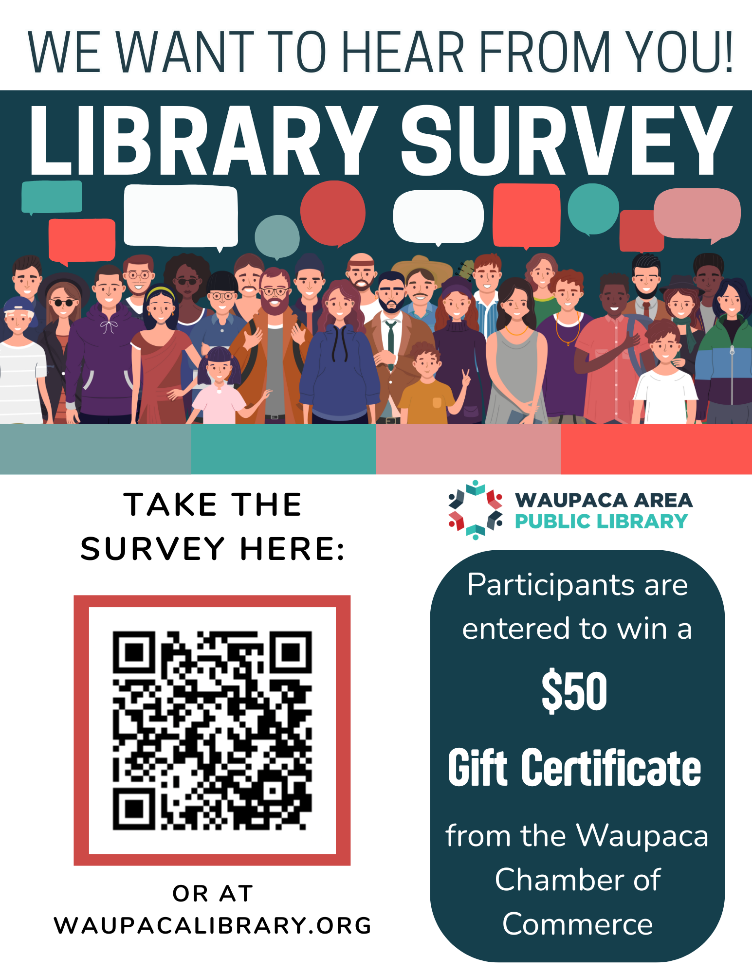 Waupaca Area Public Library Survey – Town of Dayton, Waupaca County, WI