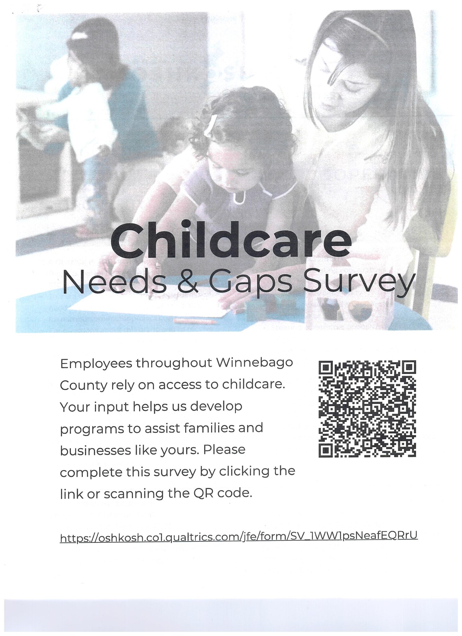 Child Care Survey for Greater Oshkosh Town of Poygan, Winnebago