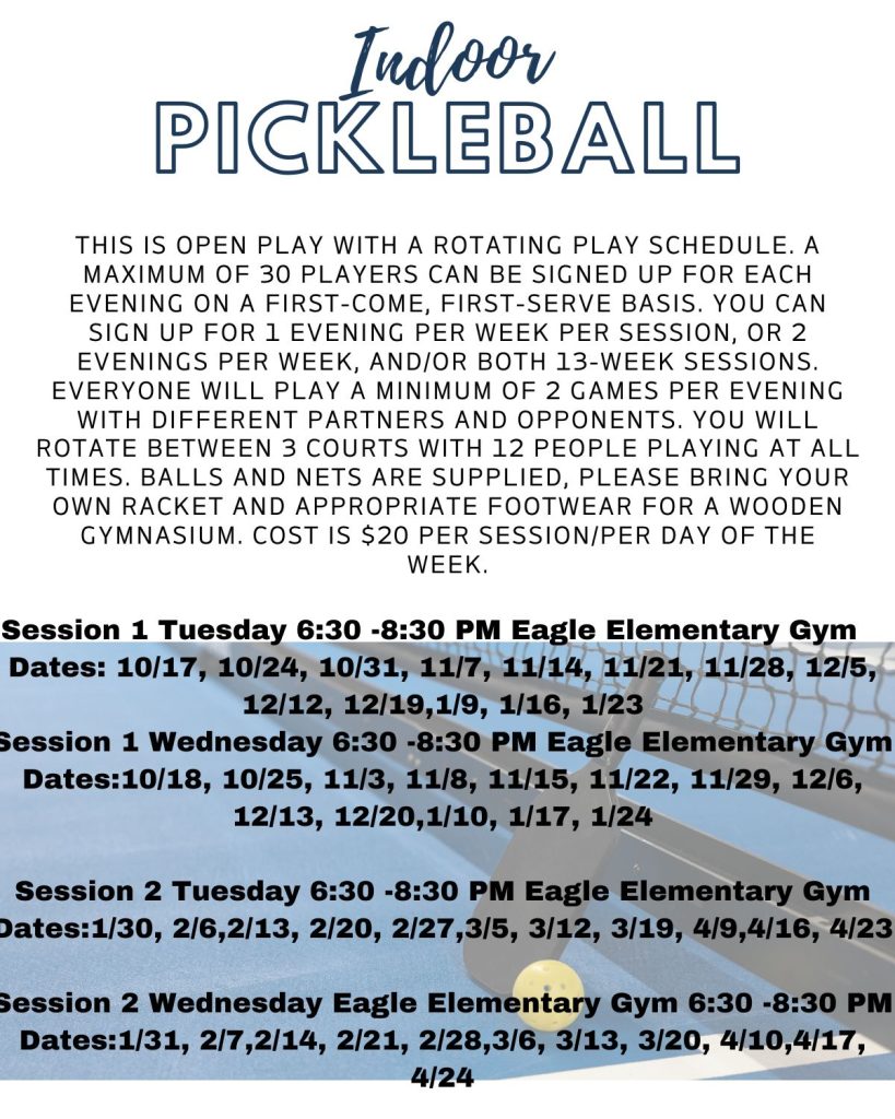 IndoorPickleball Village of Eagle, Waukesha County, Wisconsin