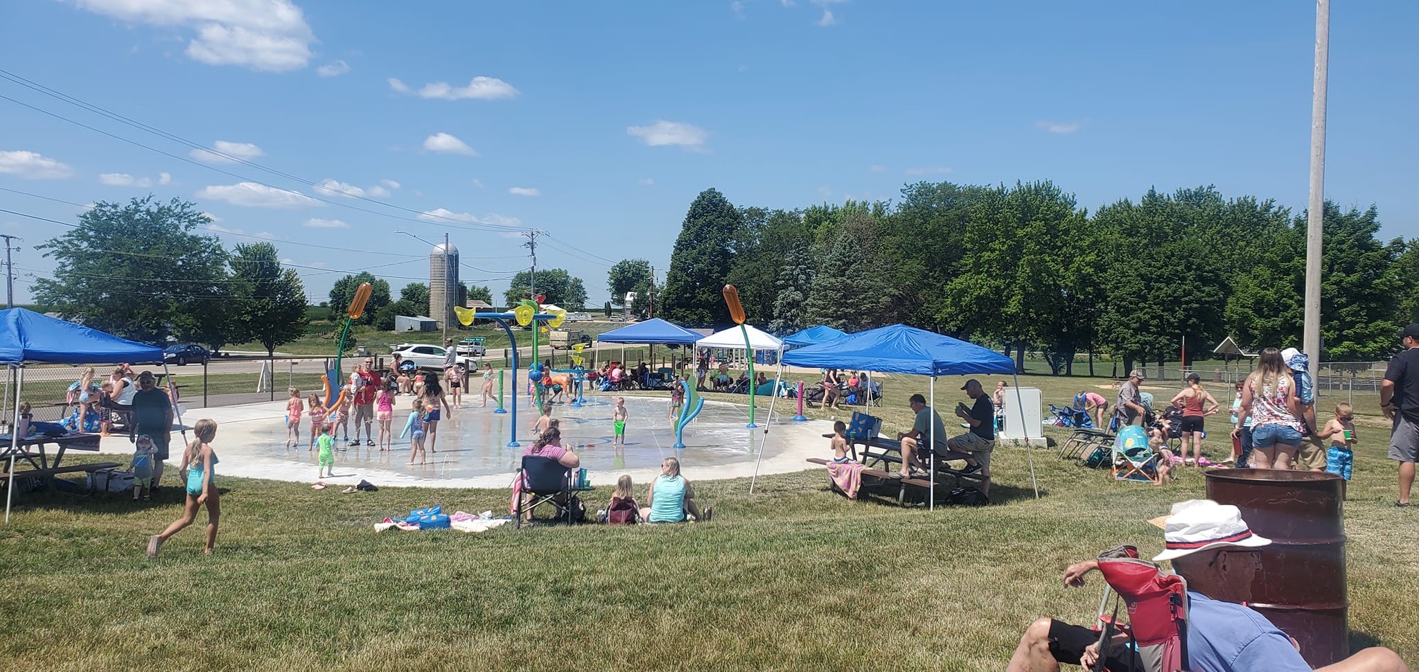 Splash Pad Grand Opening