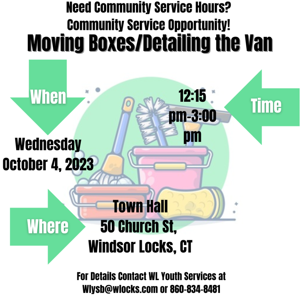 Community service opportunities town of windsor locks connecticut
