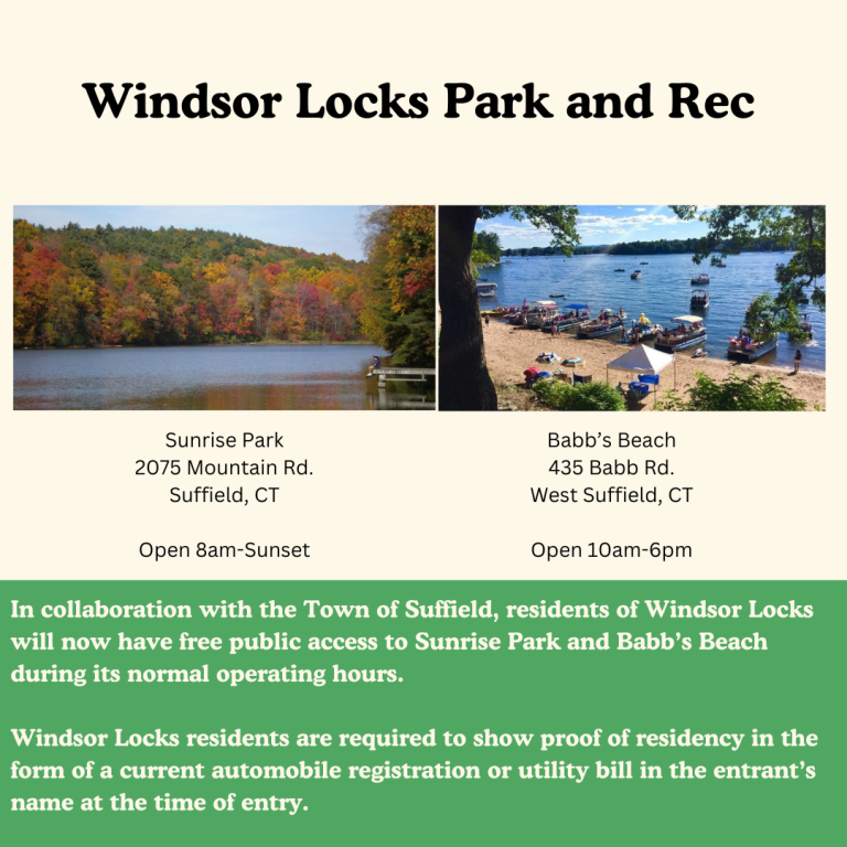 Mutual Ageement Notice Town of Windsor Locks, Connecticut