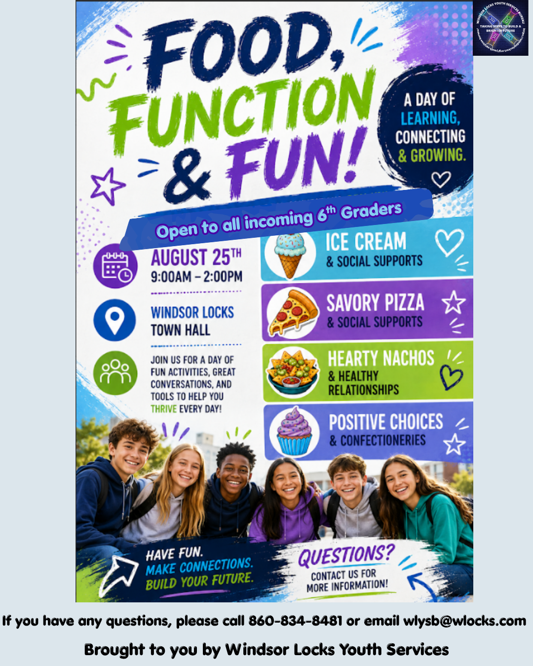 Open to all incoming 6th Graders-4