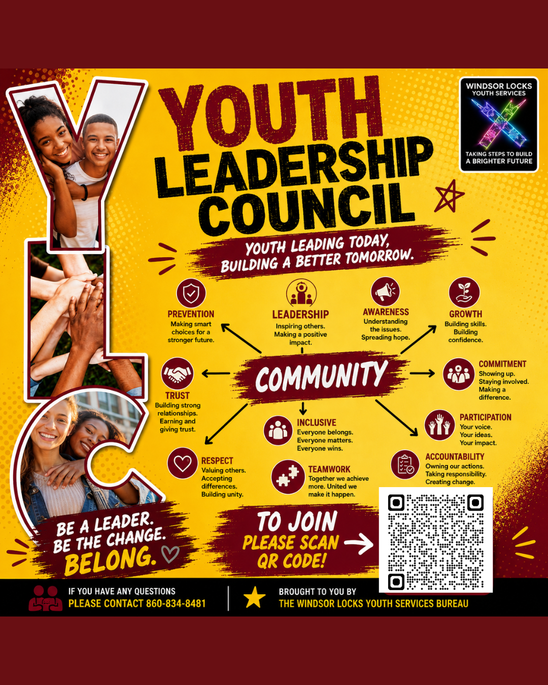 High School YLC FLyer (Maroon)